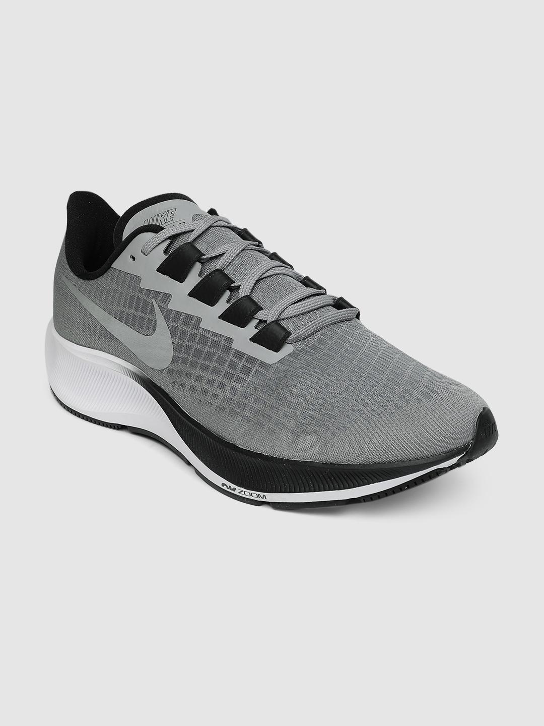 Buy Nike Men Grey AIR ZOOM PEGASUS 37 Running Shoes Sports Shoes