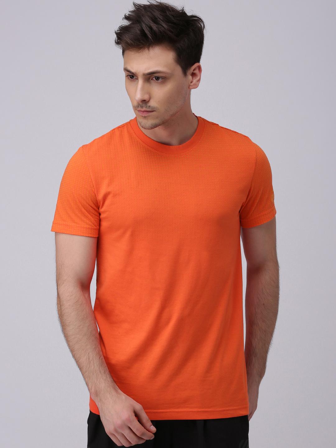 Buy ADIDAS Orange AEROKNIT Self-Design Training T-Shirt Tshirts
