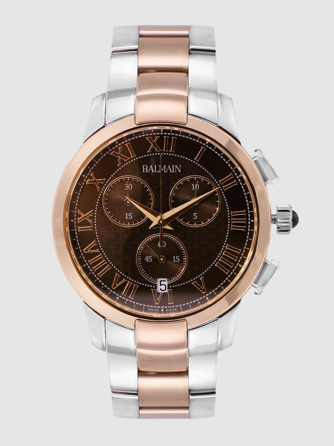 Buy Balmain Men Brown Swiss-Made Analogue Watch B53683352