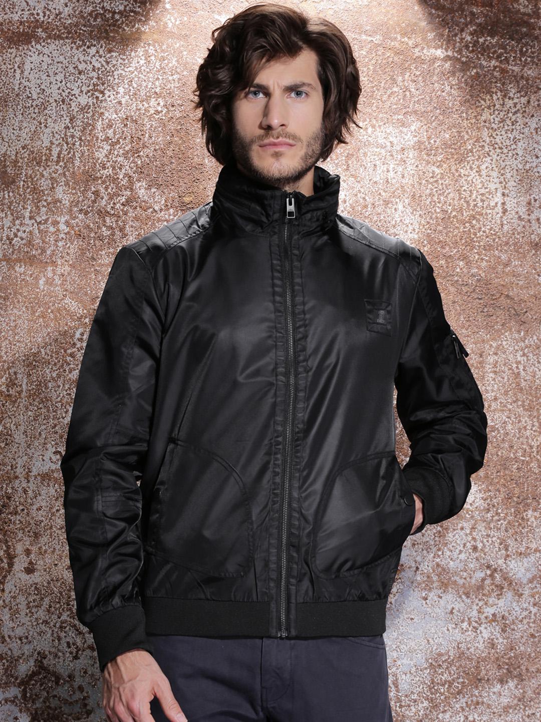 Buy Harley-Davidson Black Moto-Inspired Nylon Hooded Jacket