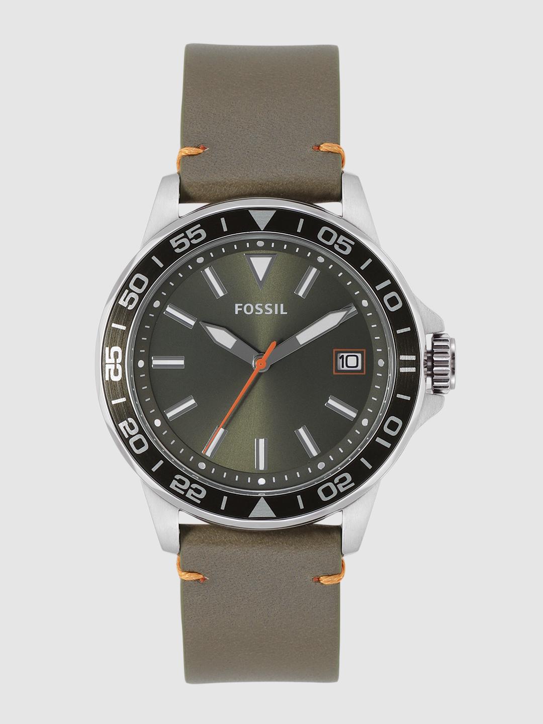 Buy Fossil Men Olive Green Bannon Analogue Watch BQ2520 Watches