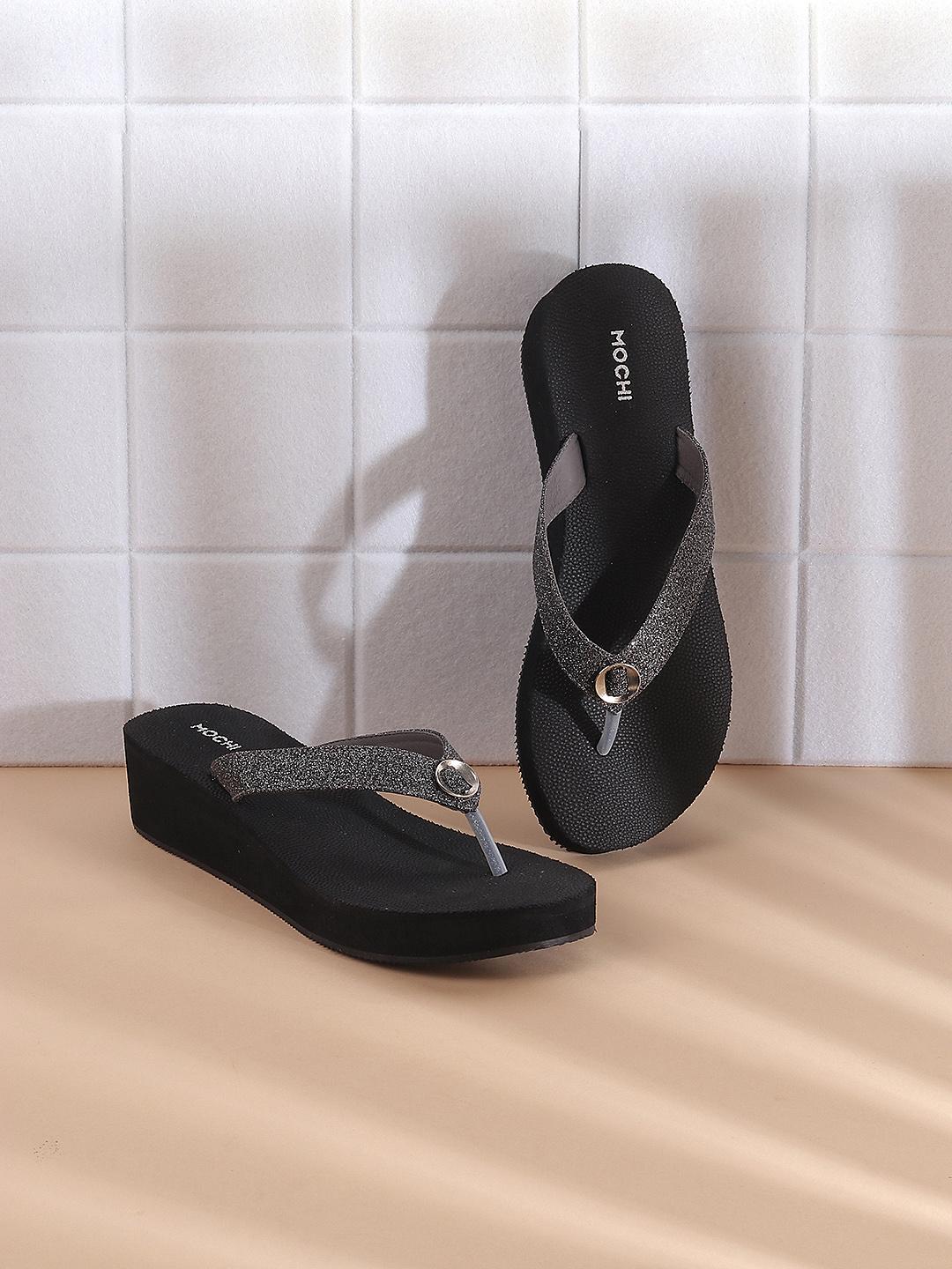 Buy Mochi Women Grey Embellished Wedges Heels for Women 13167358