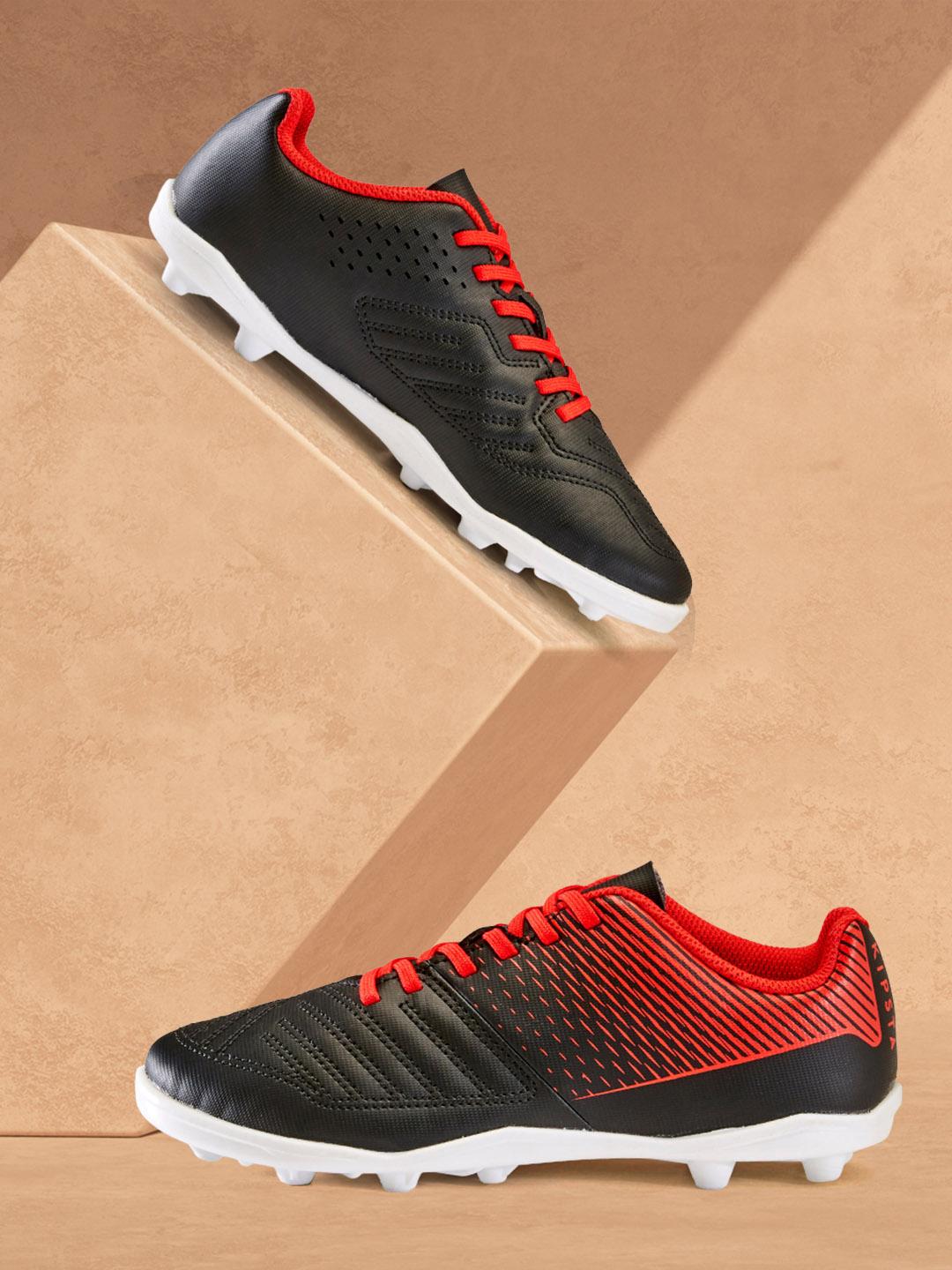 Buy Decathlon Kipsta Kids Black Orange Dry Pitch Football Shoes