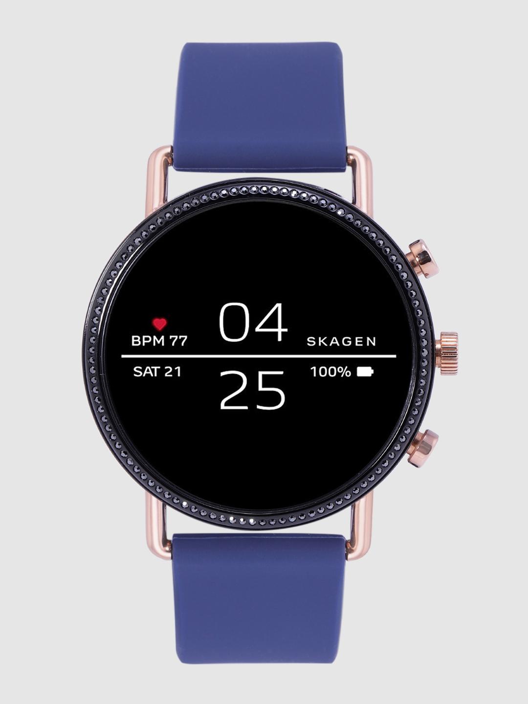 Buy Skagen Women Falster 2 Blue Smartwatch SKT5110 - Smart Watches