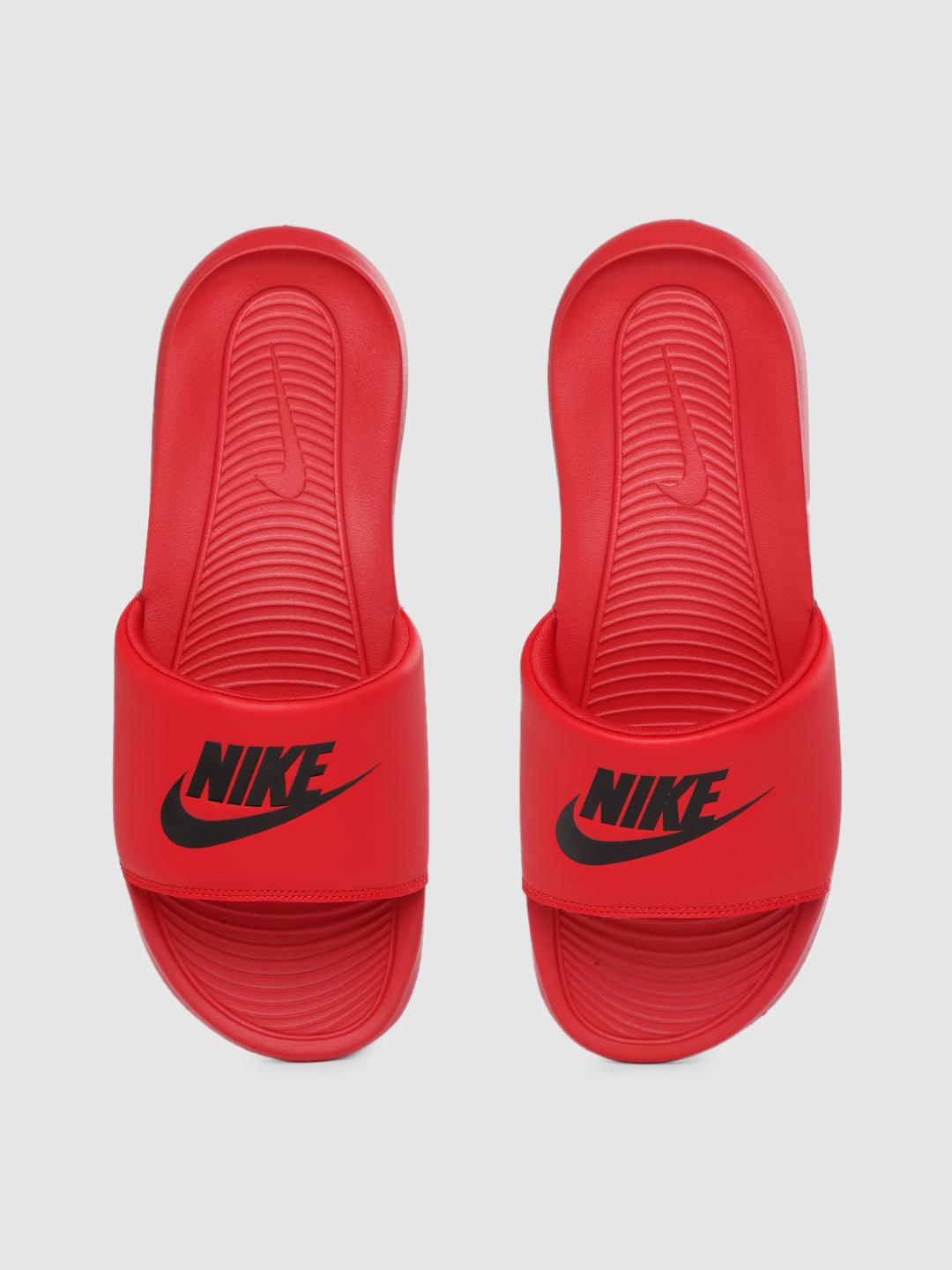 Buy Nike Men Red VICTORI ONE Printed Sliders Flip Flops for Men