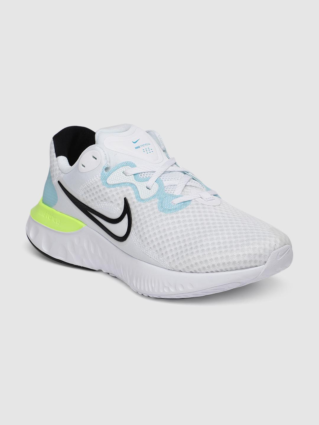 Buy Nike Men White RENEW RUN Running Shoes Sports Shoes for
