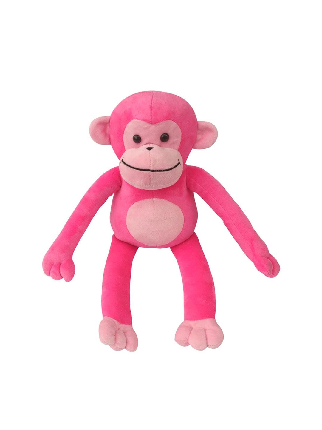 Buy Ultra Unisex Kids Pink Cute Sitting Monkey Plush Animal Soft