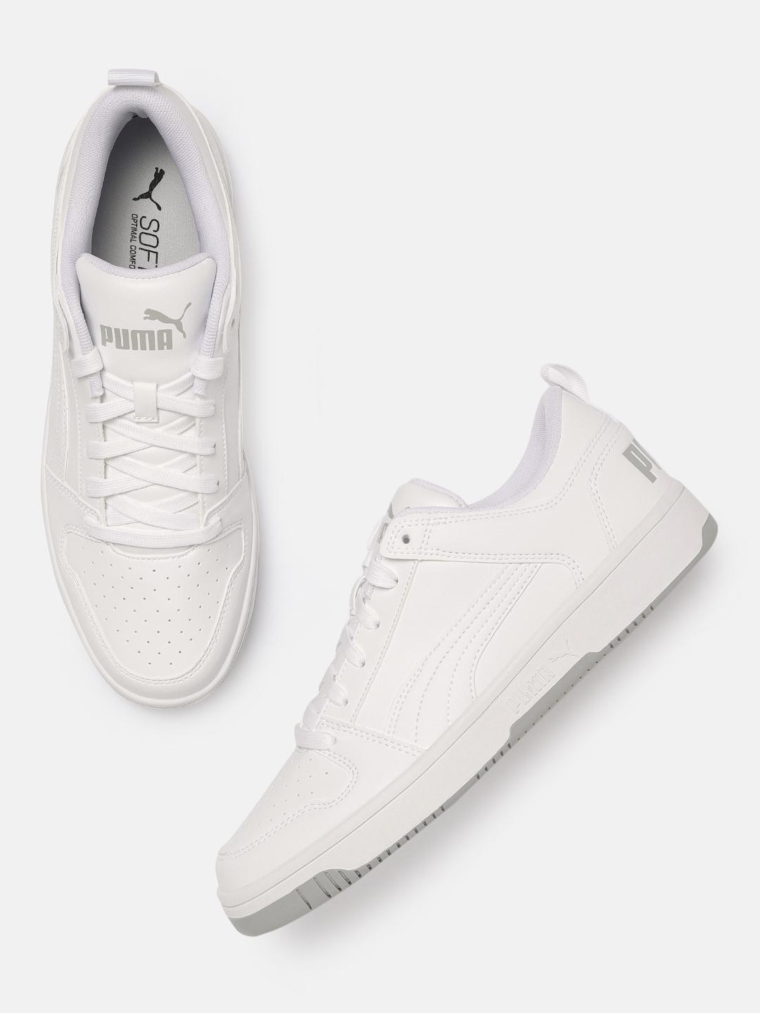 Buy Puma Puma Unisex White Perforations Rebound Lay Up Lo SL