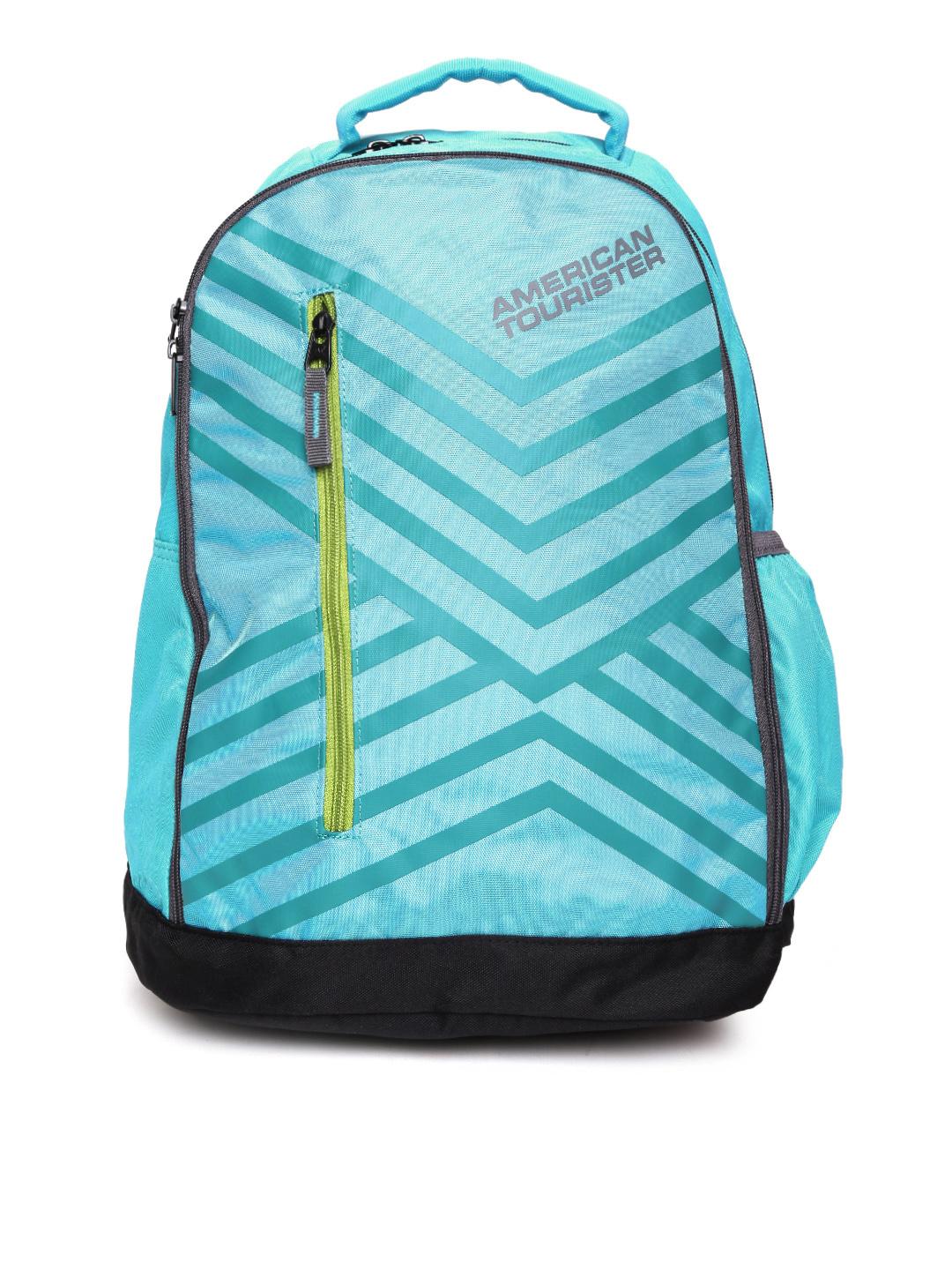 Buy AMERICAN TOURISTER Unisex Turquoise Blue EBONY Printed