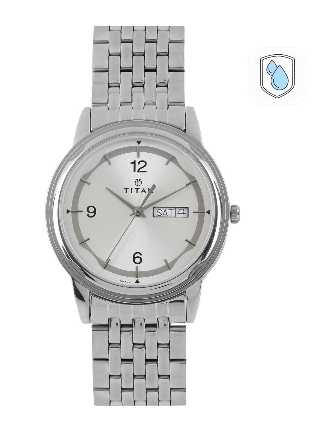 Titan Workwear Quartz Analog Silver Dial Watch - Image 1