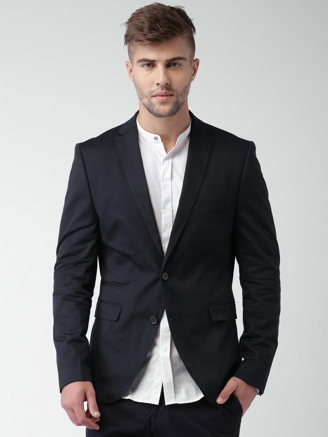 Buy SELECTED Homme Identity Navy Slim Fit Single-Breasted Formal