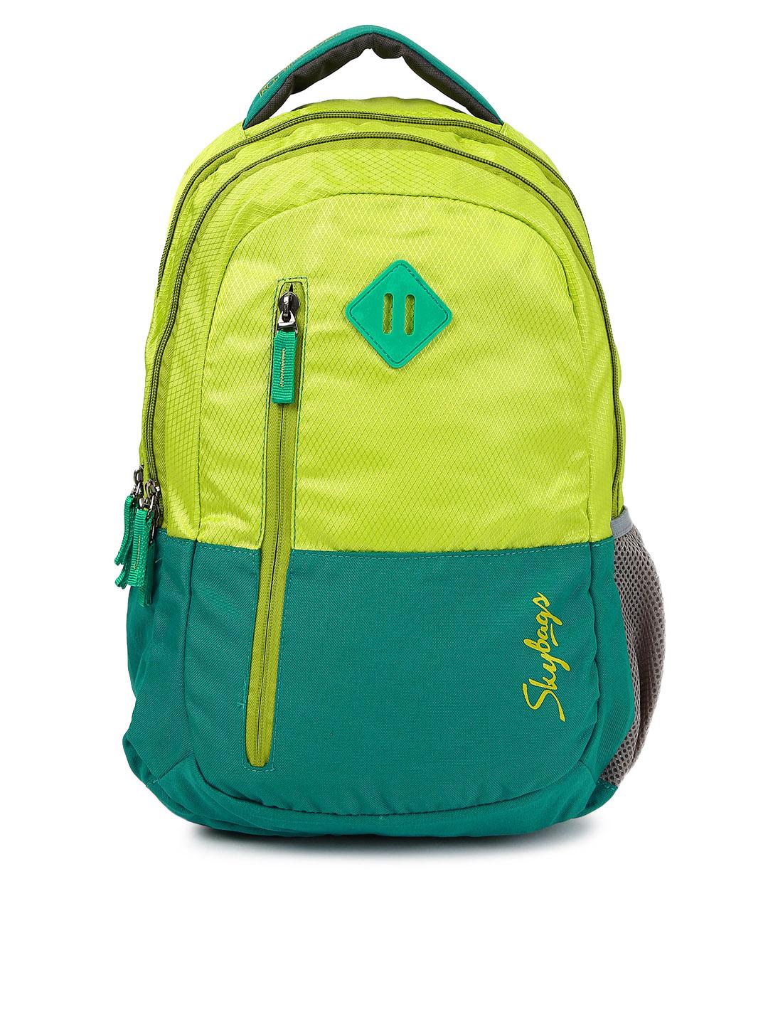 Buy Skybags Unisex Green Blue Colourblocked Footloose Leo 03