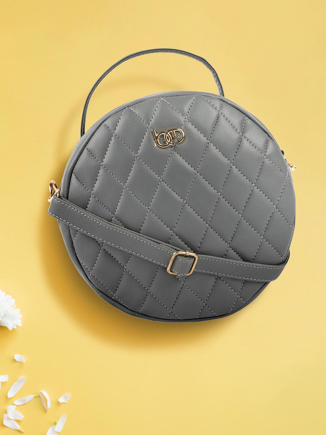 Bagsy Malone Grey Textured Sling Bag