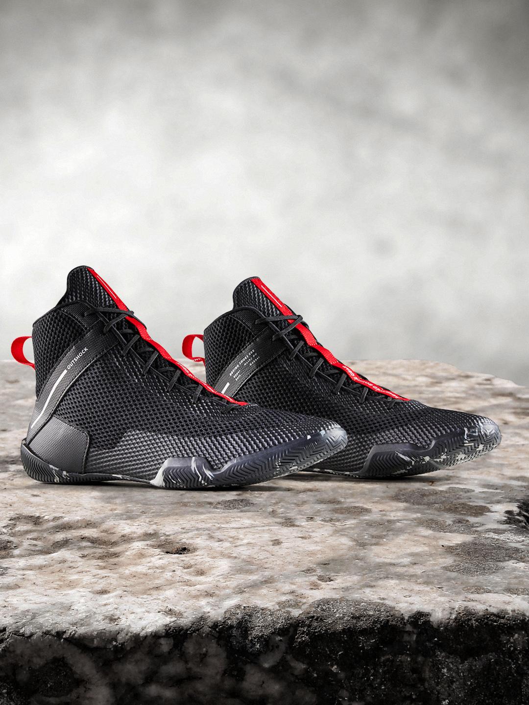 Buy Decathlon Domyos Men Black High Ankle Light Flexible Boxing