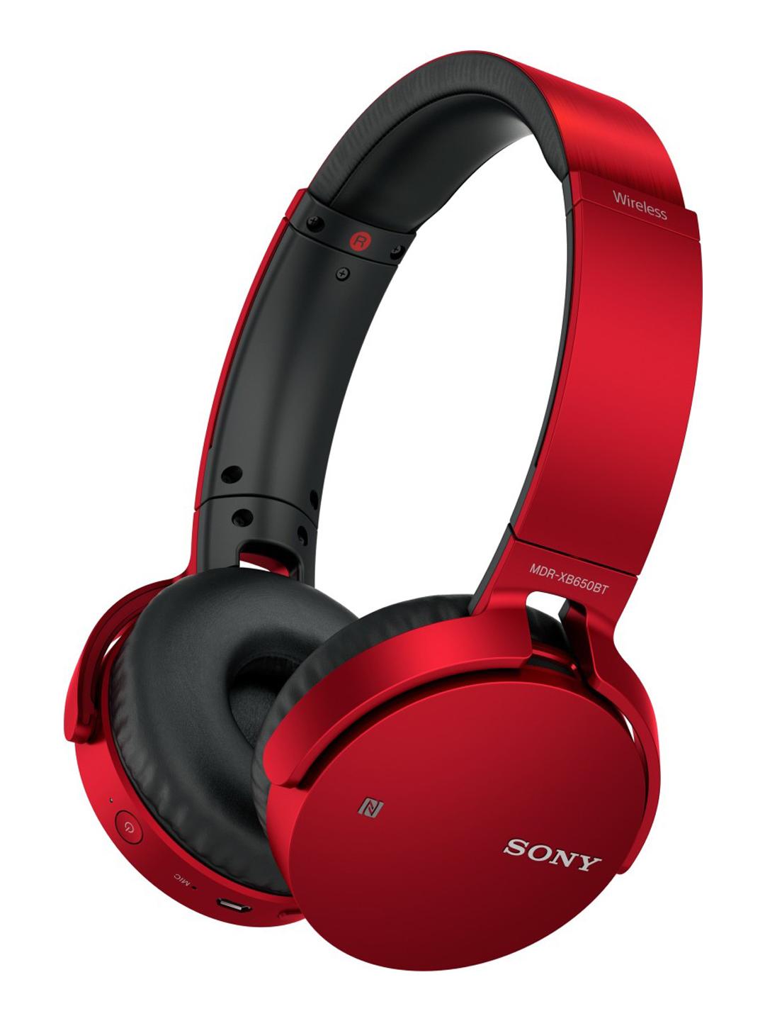 Buy Sony Red On-Ear Extra Bass(XB) Wireless Headphones with