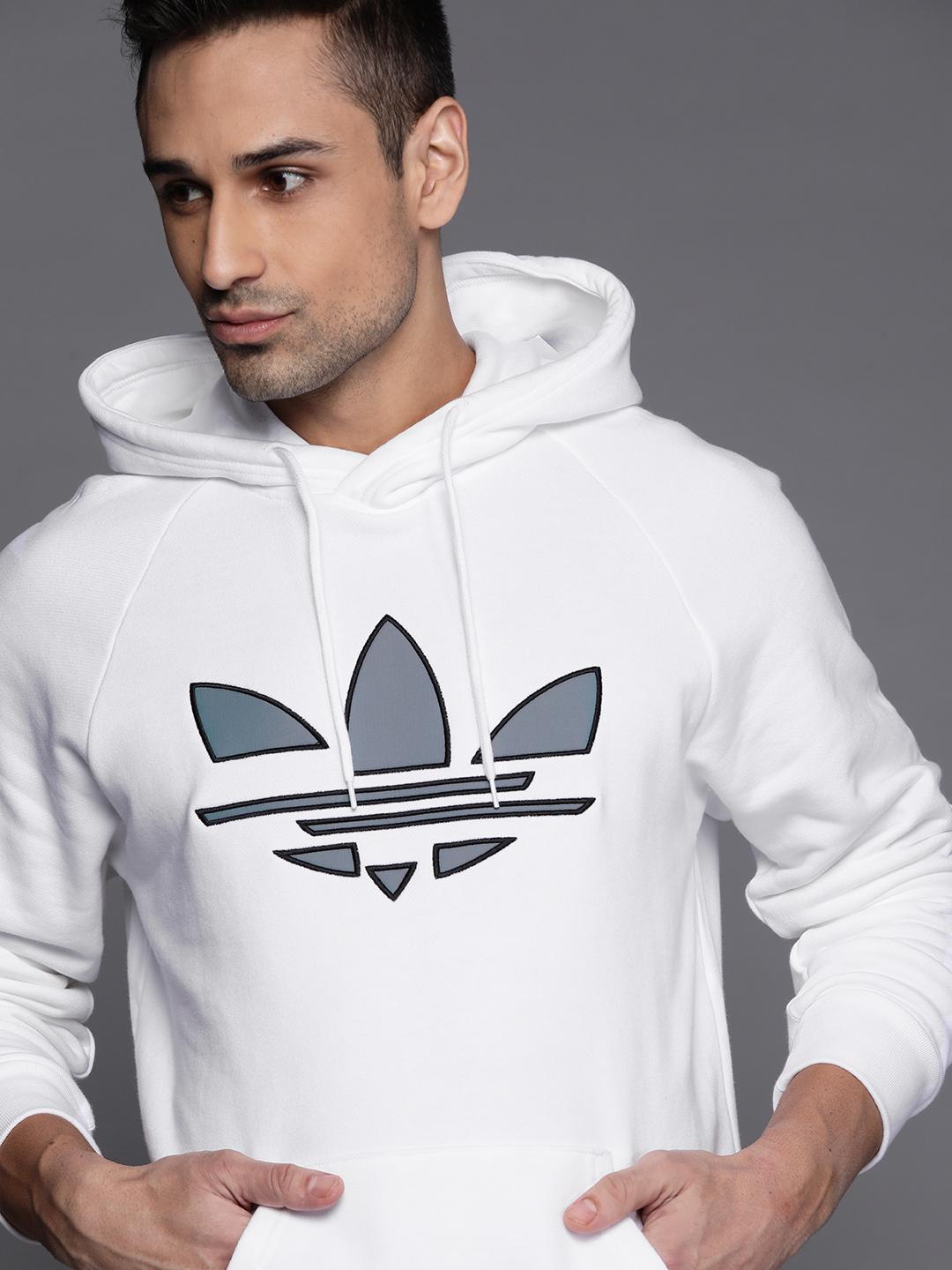 Buy ADIDAS Originals Men White Grey Adicolor Shattered Trefoil