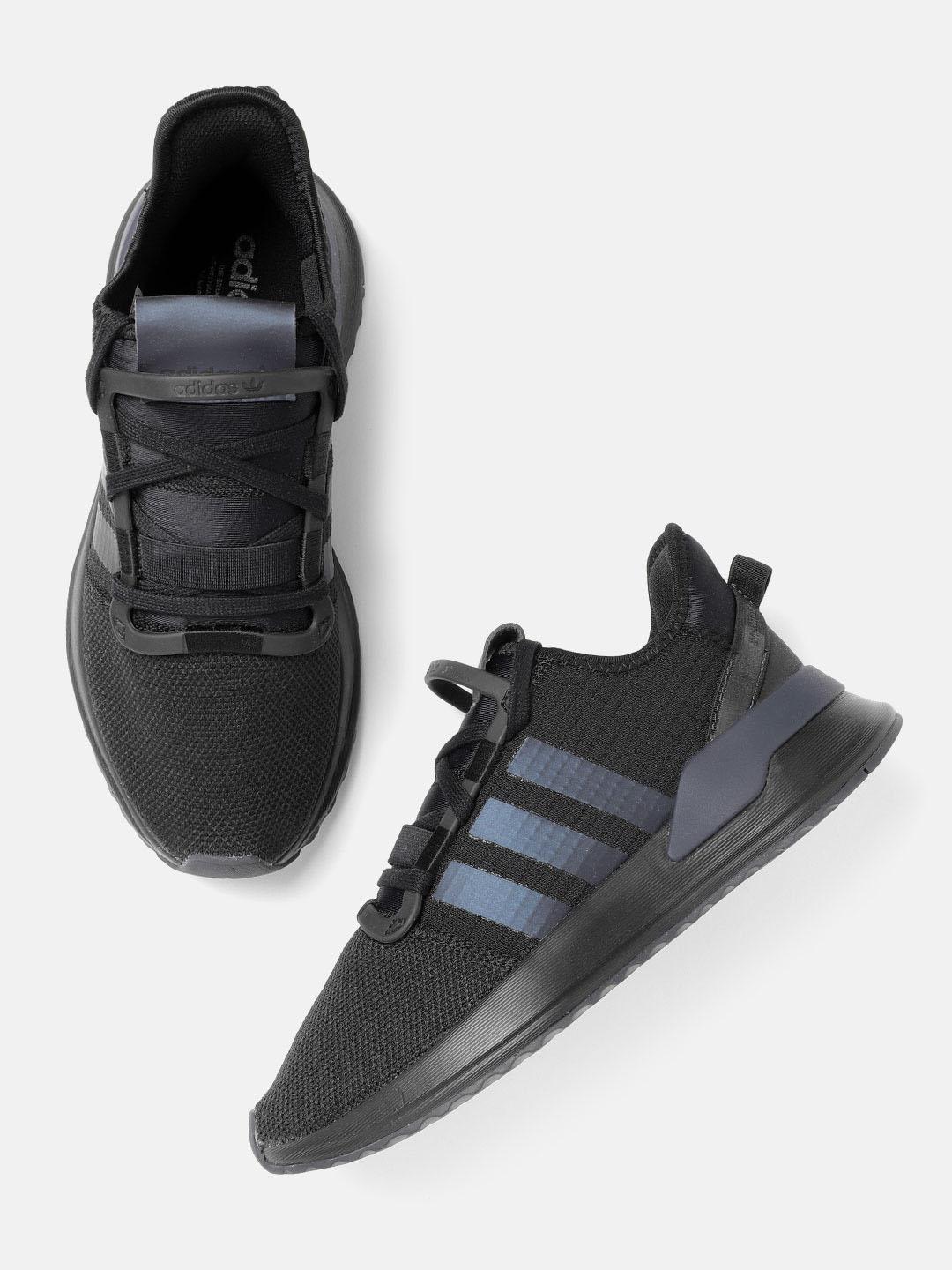 Buy ADIDAS Men Black Woven Design U_Path Sustainable Running