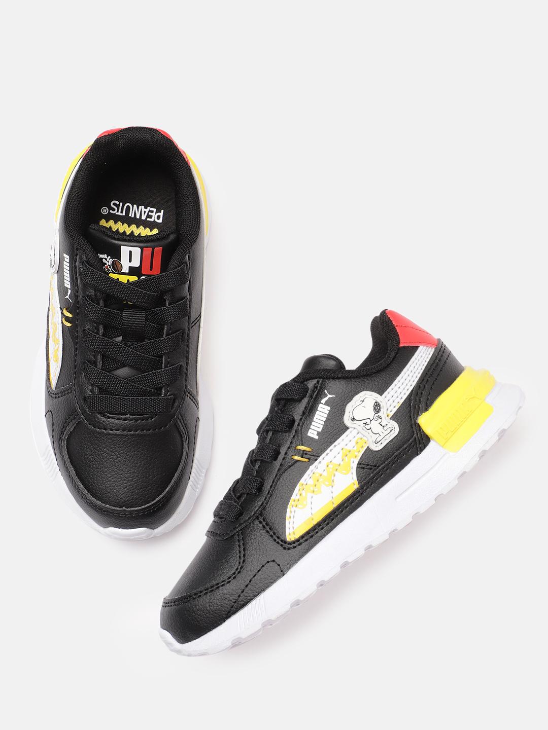 Buy Puma x PEANUTS Boys Black Printed Graviton Trainer Sneakers - Casual  Shoes for Boys 14805432 | Myntra