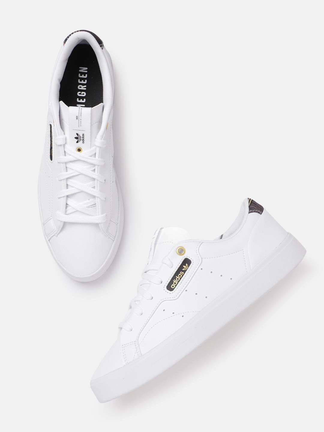 Buy ADIDAS Originals Women White Perforated Adidas Sleek Sneakers - Casual  Shoes for Women 14864706 | Myntra