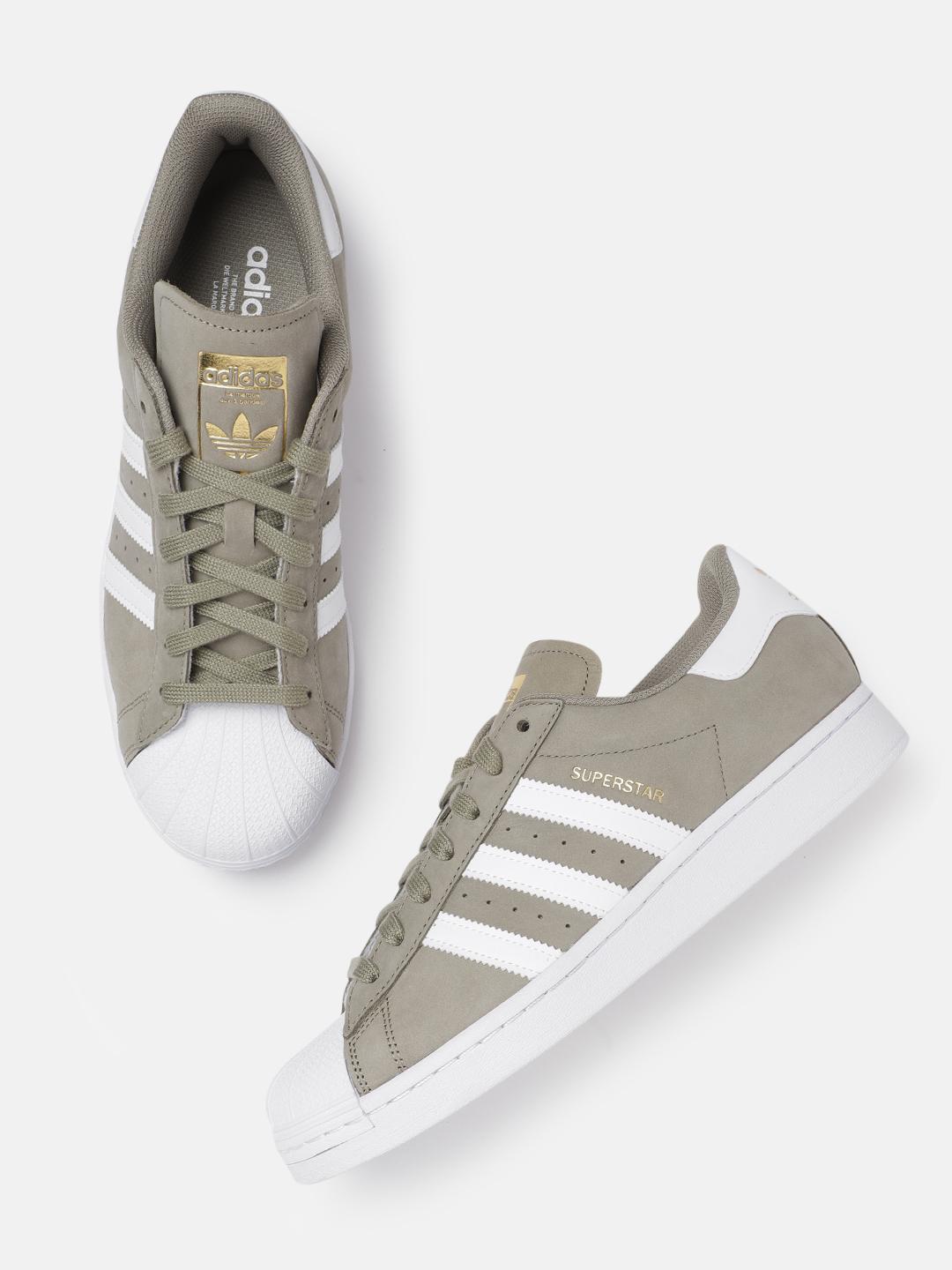 Casual Shoes Adidas Superstar Grey Suede Mens Adidas Superstar