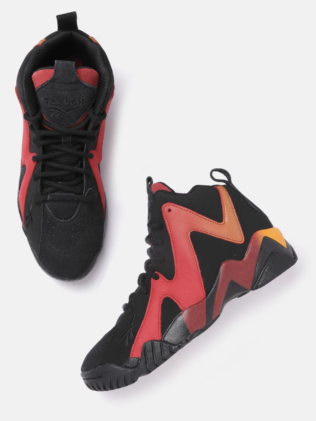 Buy Reebok Classic Men Black Red Colourblocked Kamikaze II