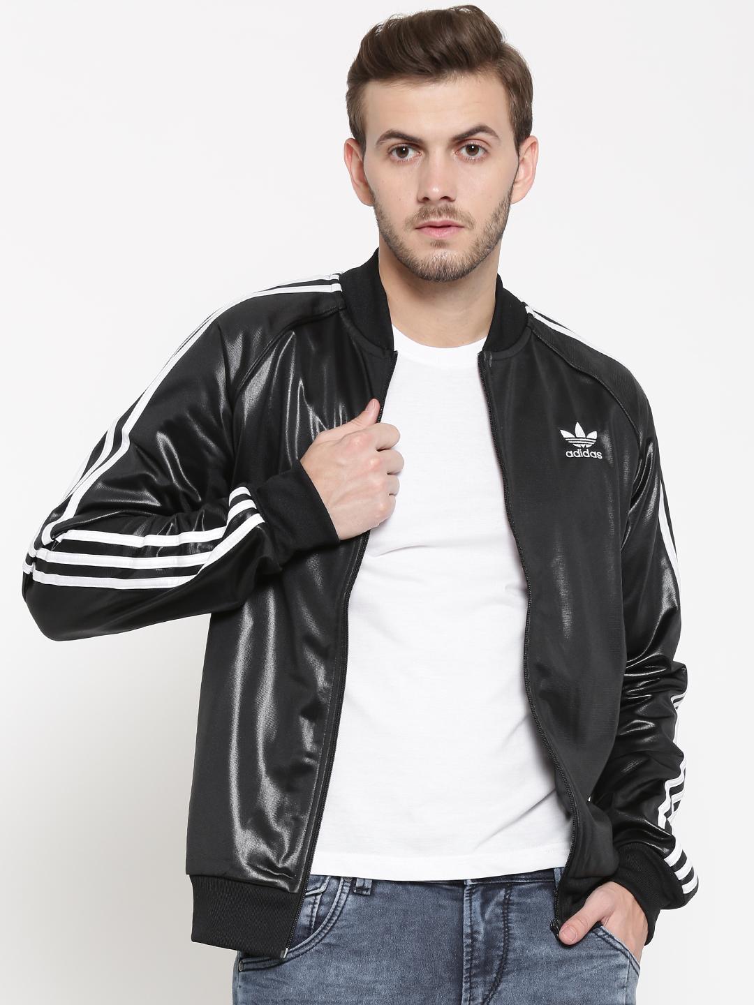 Buy ADIDAS Originals Black Chile TT Jacket with Sheen Jackets