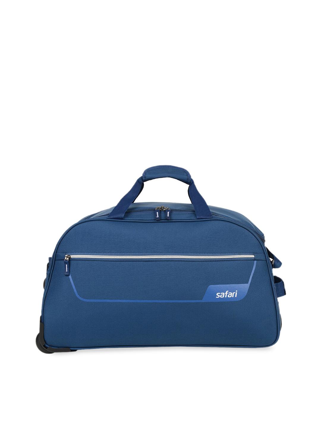 Buy Safari Unisex Blue Cabin Trolley Duffle Bag Trolley Bag for