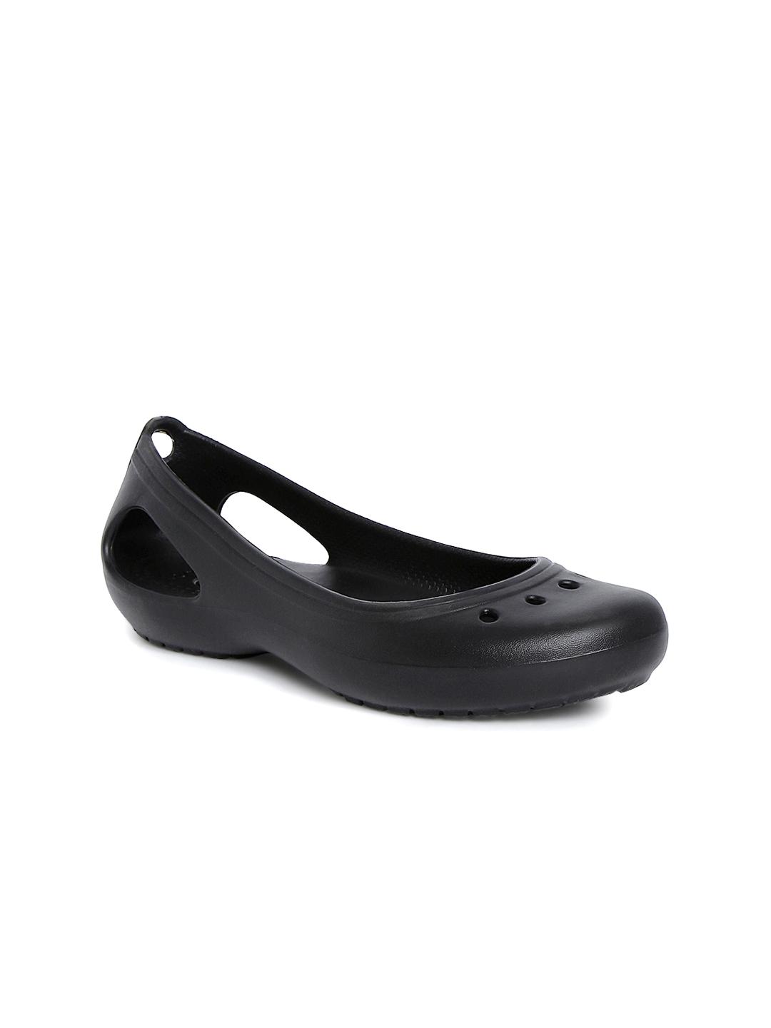 Buy Crocs Women Black Solid Ballerinas Ballerinas for Women