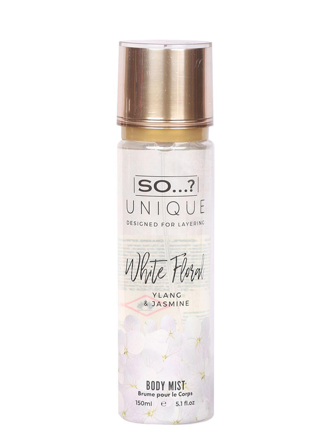 Buy SO Women Unique White Floral Body Mist 150ml Body Mist and