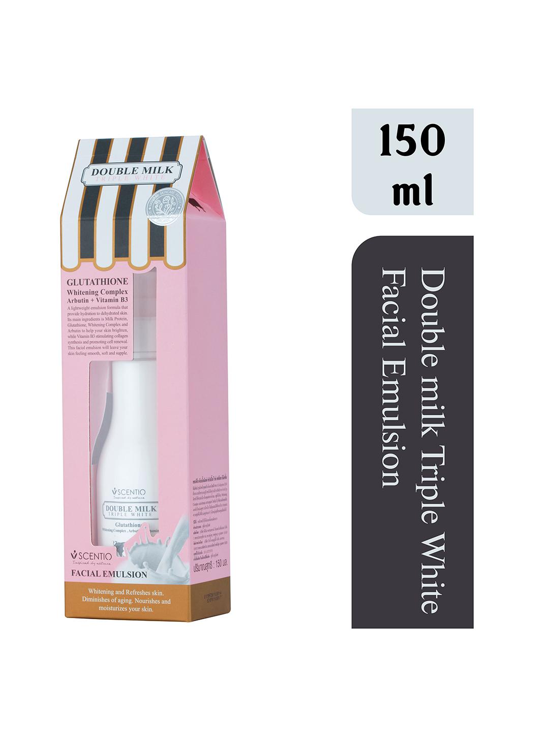 double milk triple white glutathione Buy BEAUTY BUFFET Unisex Scentio Double Milk Triple White Facial Emulsion  150ml - Toner for Unisex 15260392