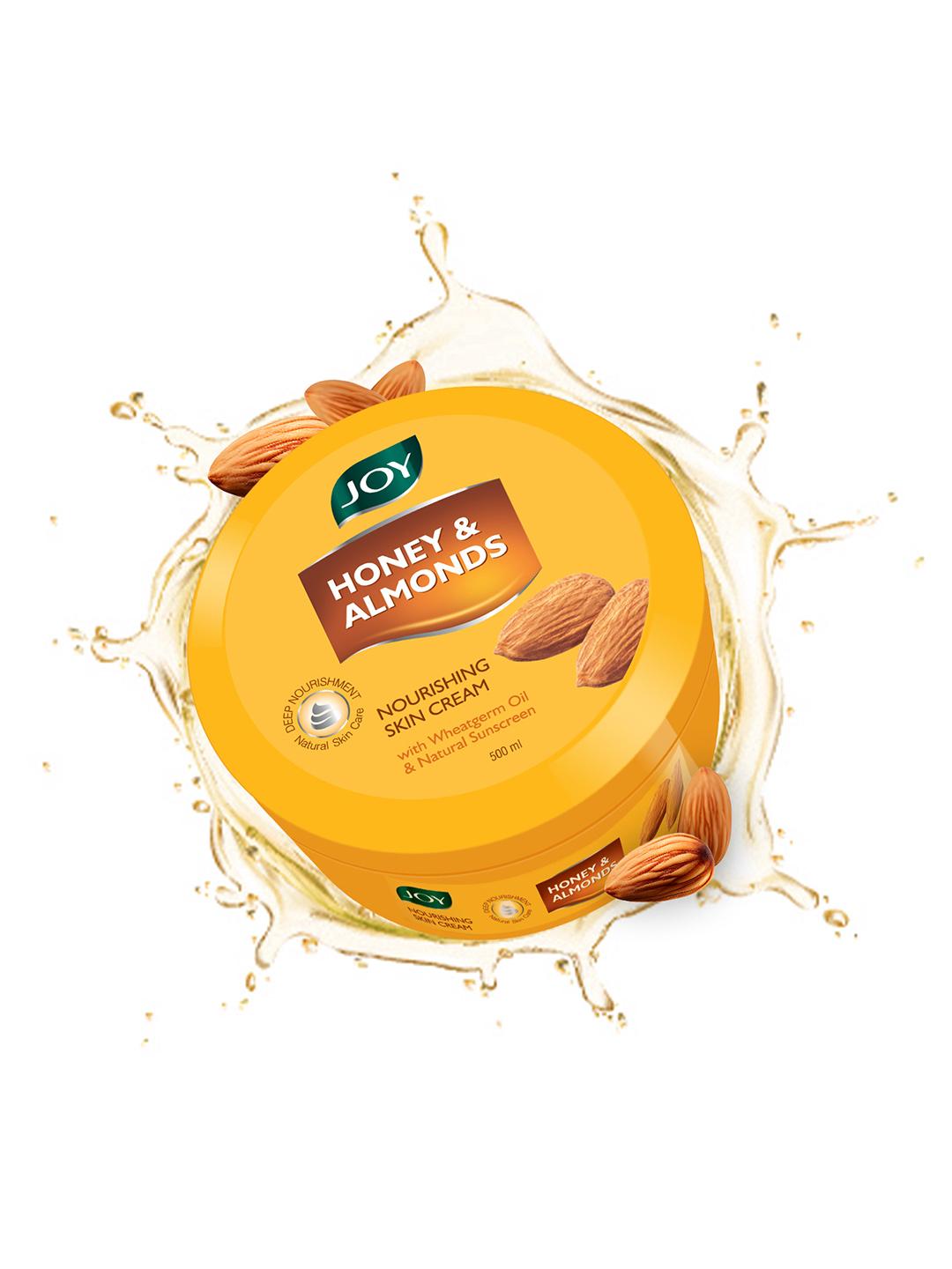 JOY Honey Almonds Deep Nourishing Skin Cream, Hands Body 500 ml