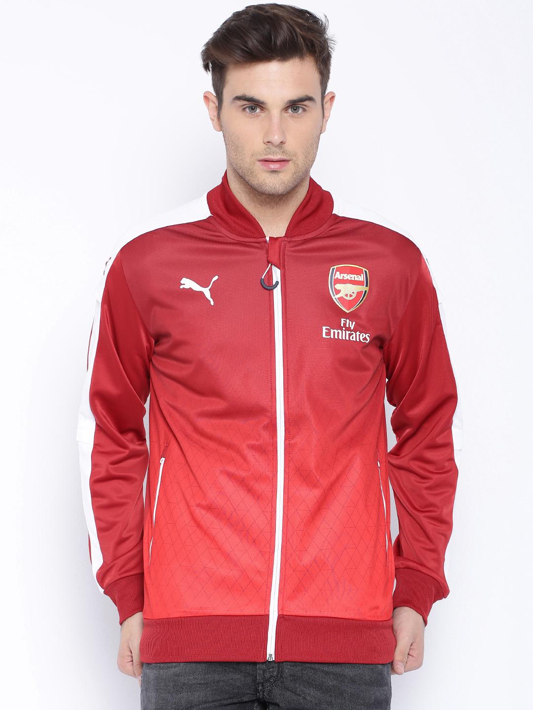 15-16 arsenal FC PUMA HARFJIP jacket M 赤 15-16 arsenal FC PUMA HARFJIP jacket M 赤 15-16 arsenal FC PUMA
