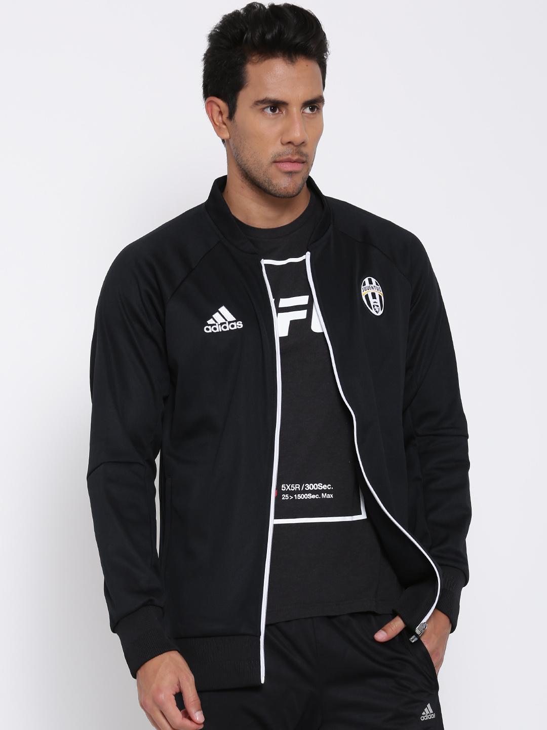 Buy ADIDAS Black Juventus Club Football Jacket Jackets for Men