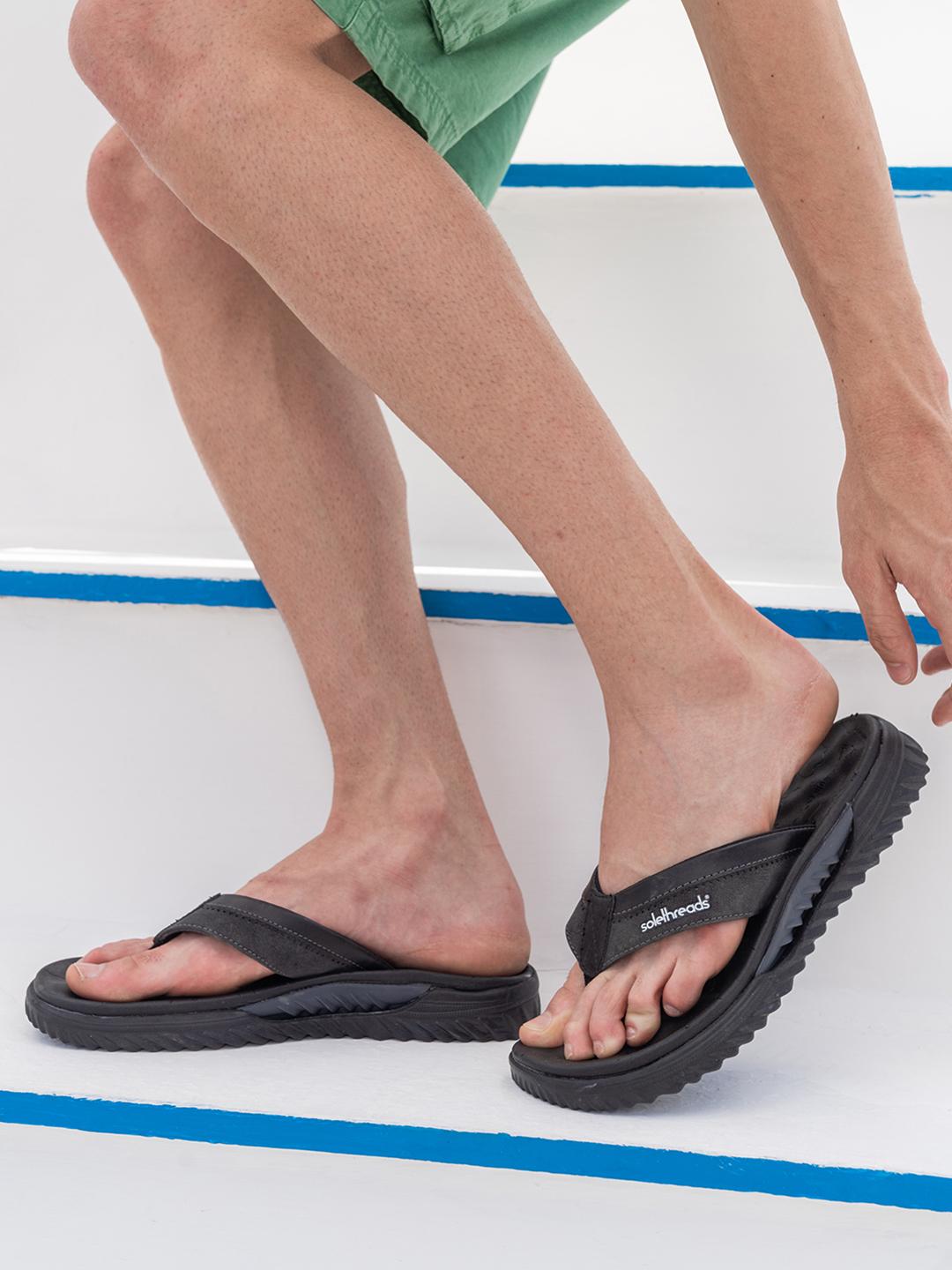 Solethreads Buy Flip Flops Uk Buy Solethreads Men Black Solid Thong Flip  Flops Flip Flops For