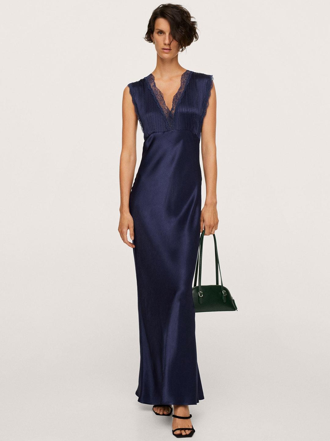blue maxi dress mango Buy Mango Blue Floral Ruffle Midi Dress from Next USA