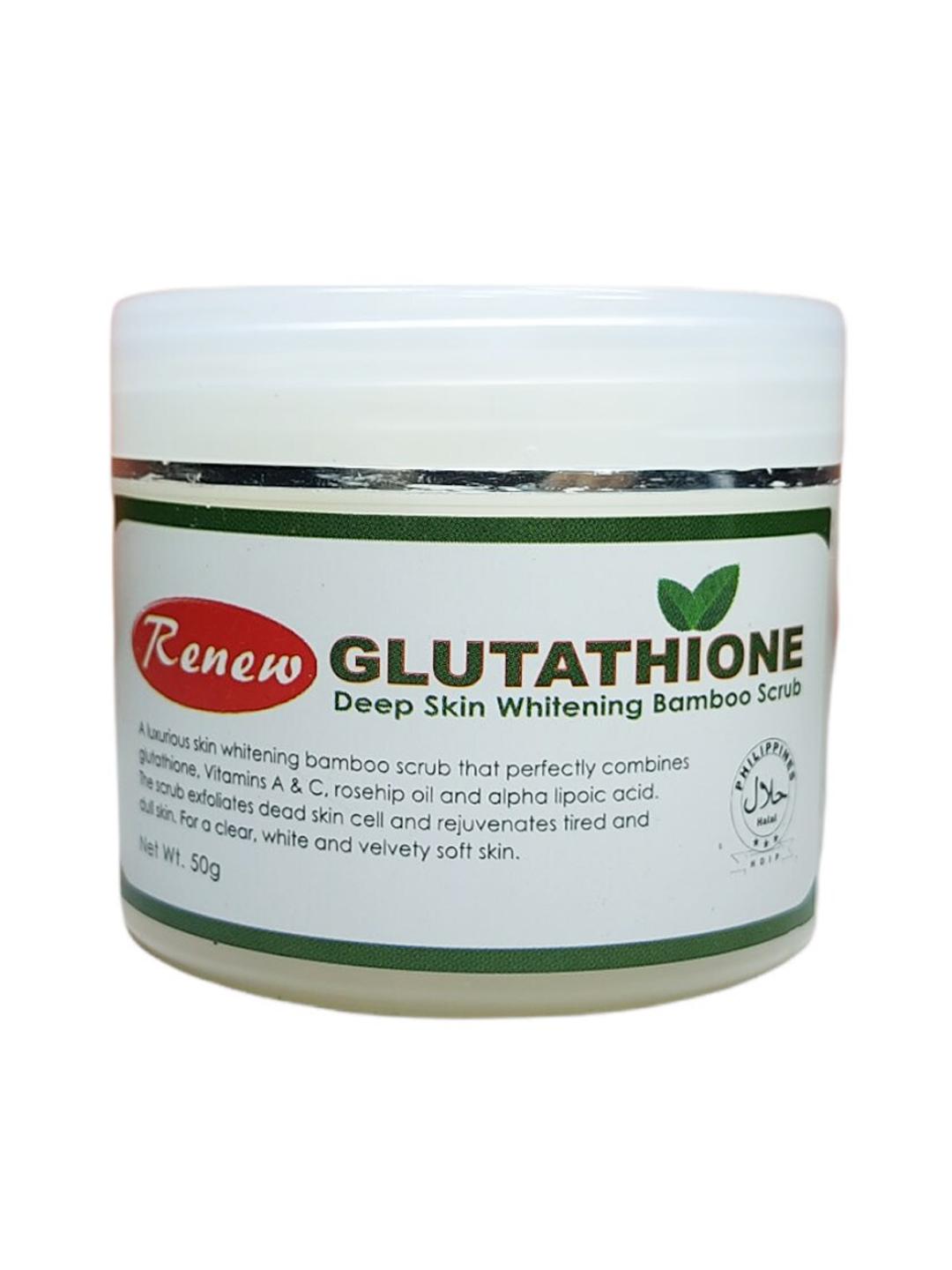 Buy Renew Glutathione Deep Skin Whitening Bamboo Scrub - Body Scrub and  Exfoliator for Unisex 16360722 | Myntra
