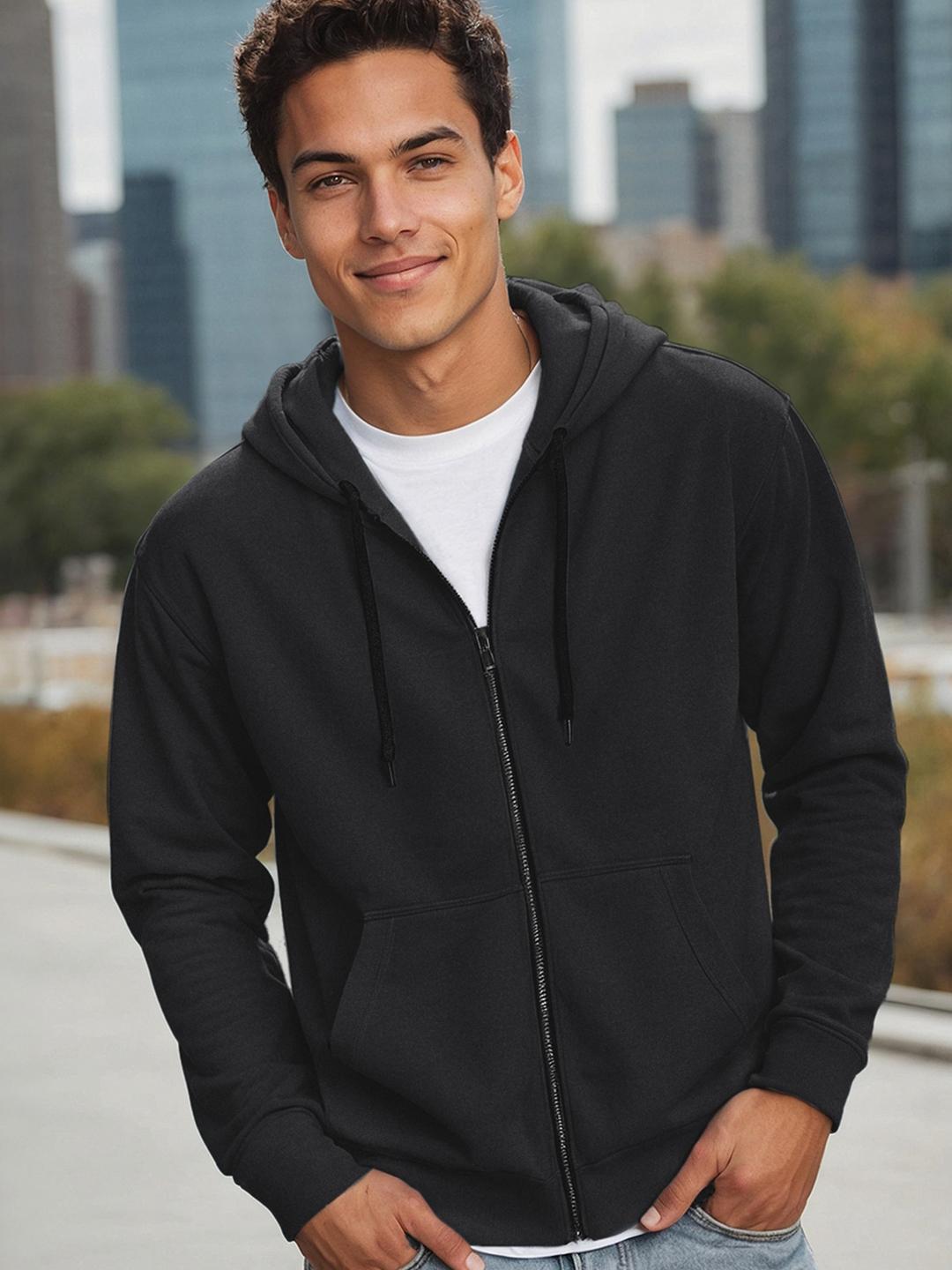 Buy Bewakoof Heavy Duty Men Zipper Hoodies Sweatshirts for