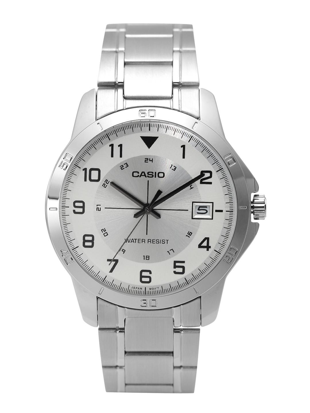 Buy CASIO Enticer Men Silver-Toned Dial Watch A1115 - Watches for