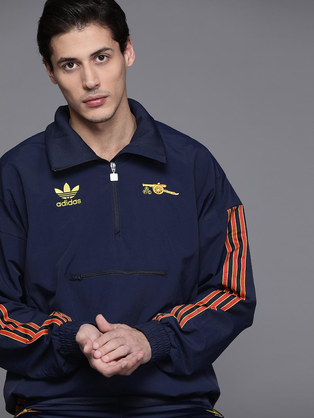 Buy ADIDAS Originals Men Navy Arsenal FC Windbreaker Jacket
