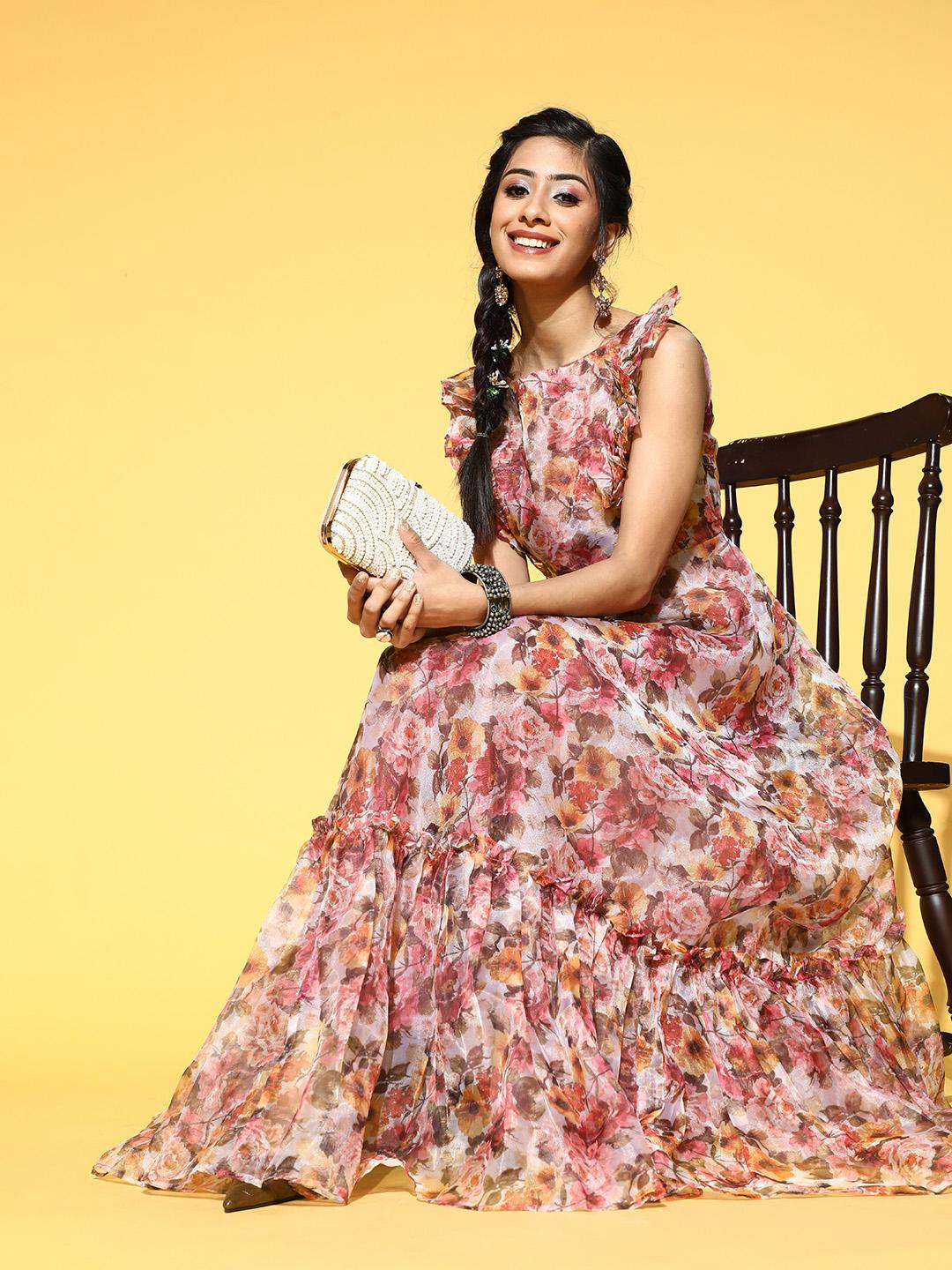 myntra organza dress Buy wild U Plus Size Organza Maxi Dress - Dresses for Women 30060991