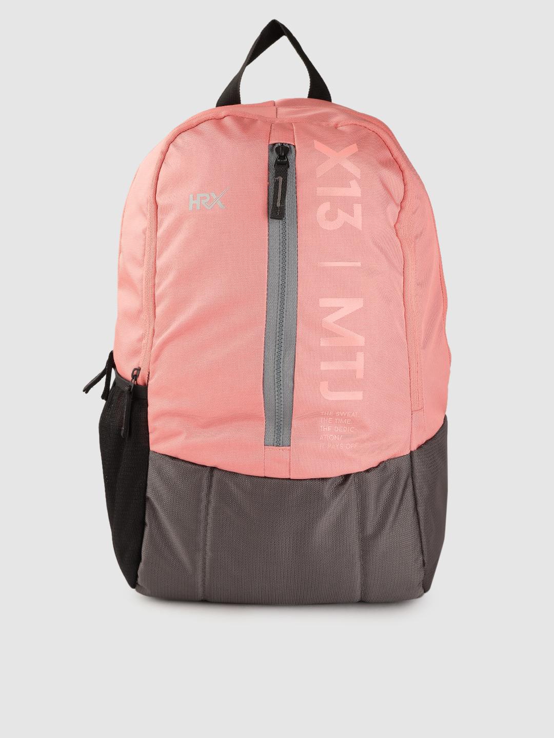 Buy HRX by Hrithik Roshan Unisex Pink & Charcoal Grey