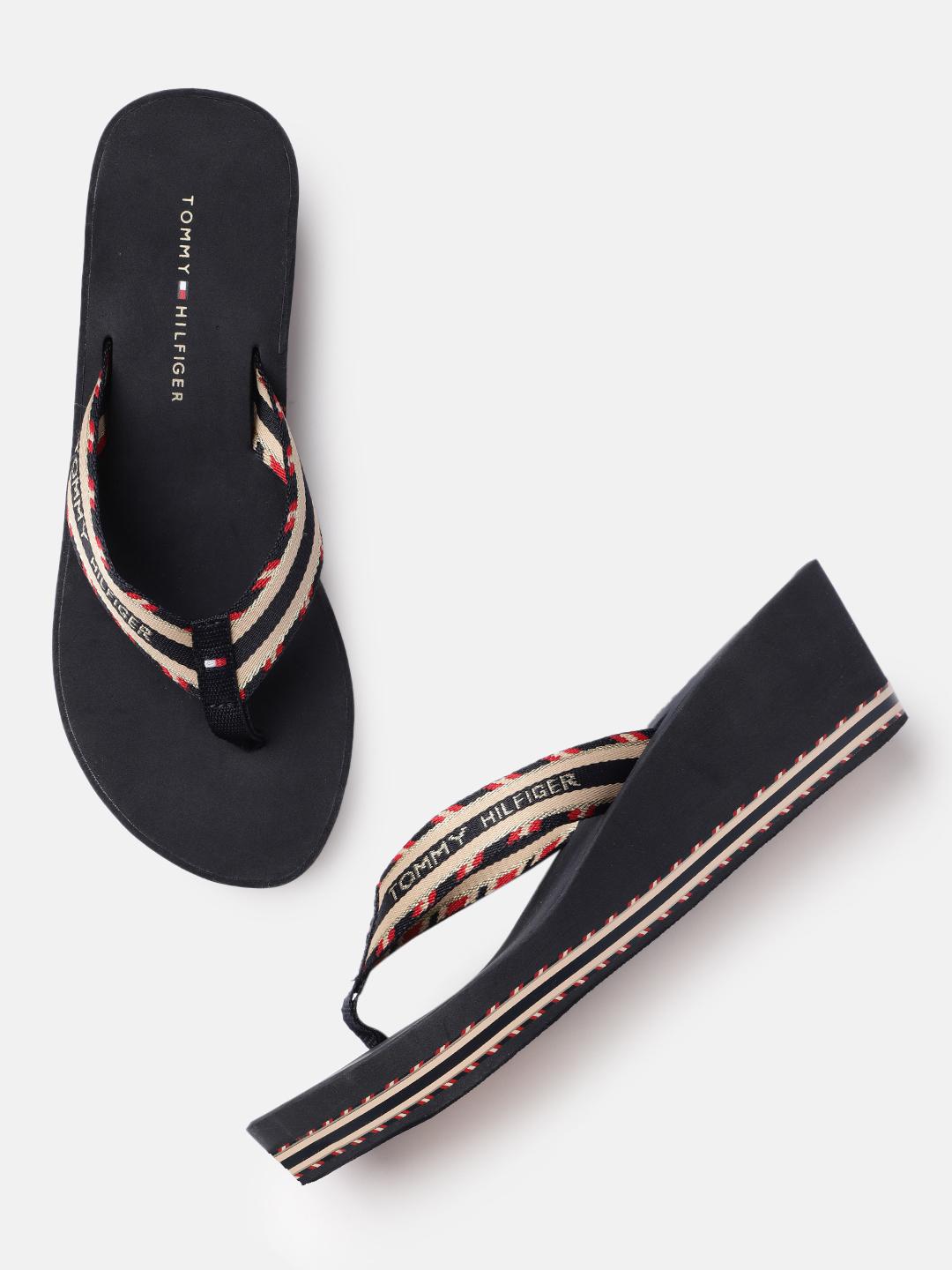 Denim Kids Tommy Hilfiger Flip Flops Logo Hook Kids Tommy Hilfiger