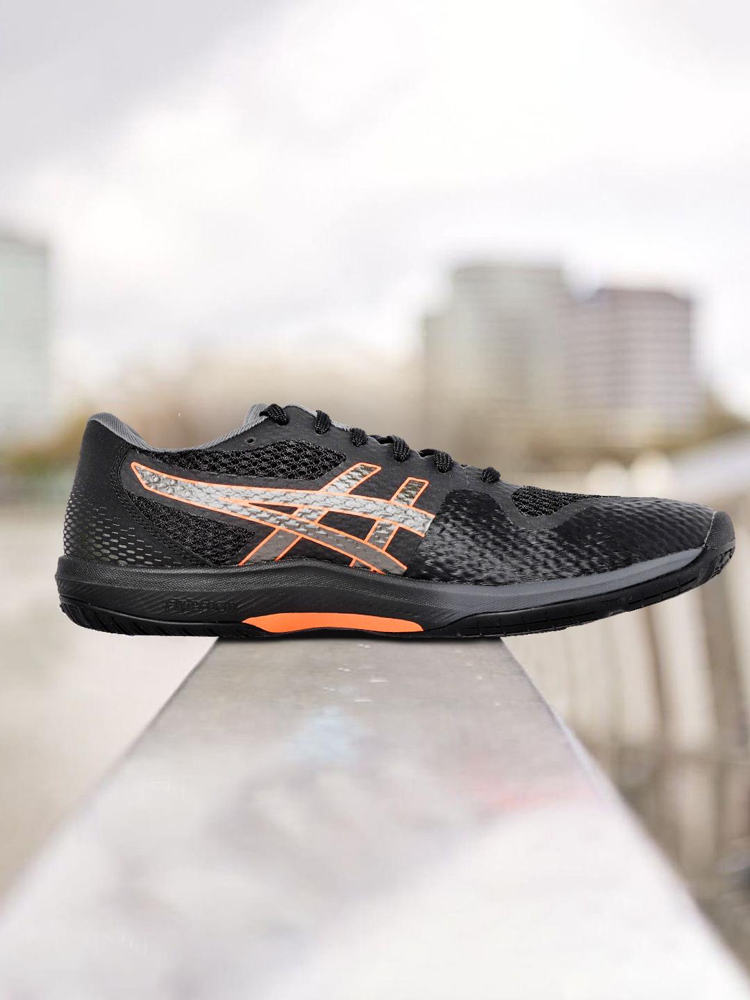 Buy ASICS Unisex Black & Orange Woven Design Rote Japan Lyte FF 2