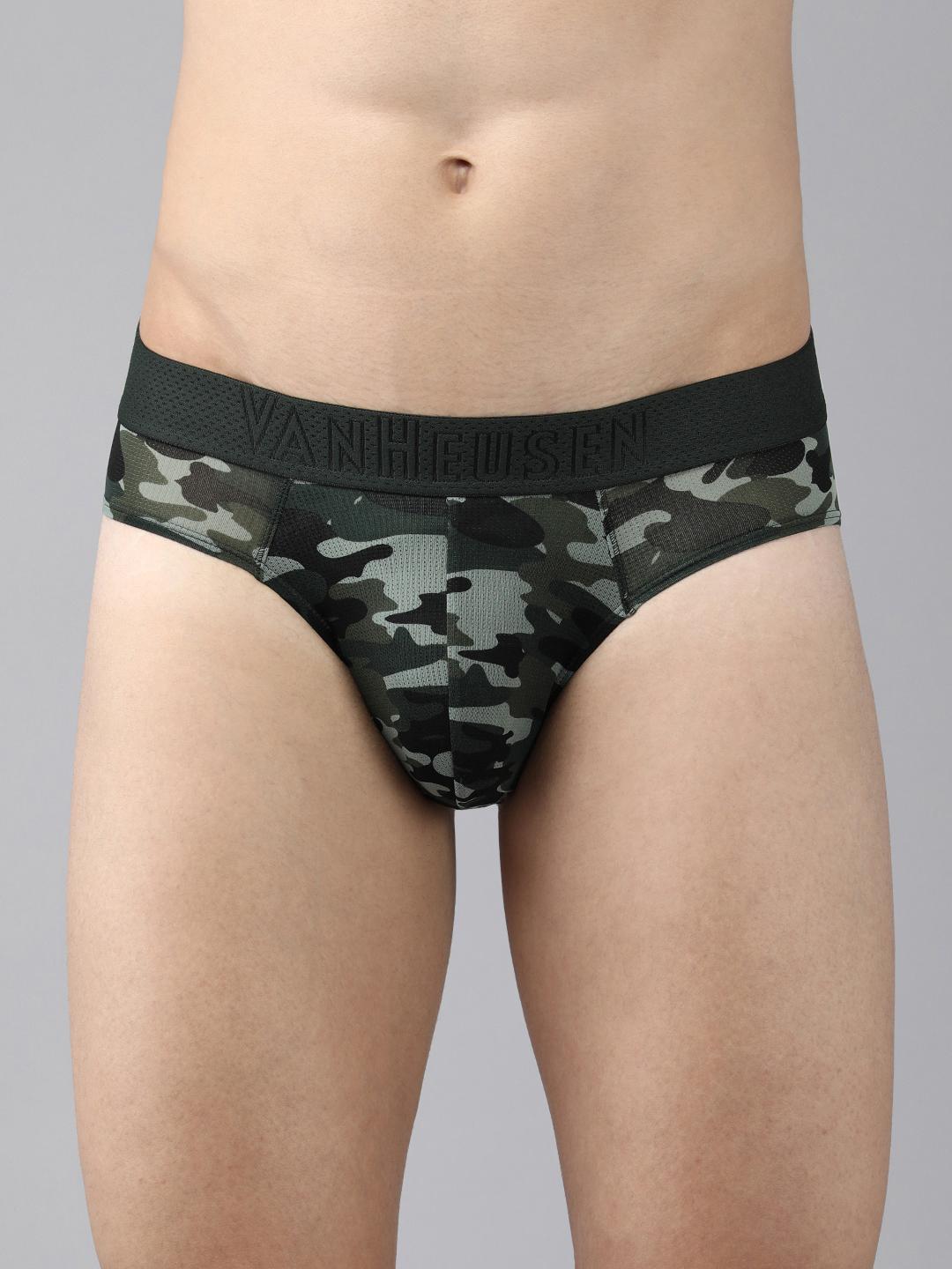 Buy Van Heusen Innerwear Men Camo Printed Swift Dry Way Stretch