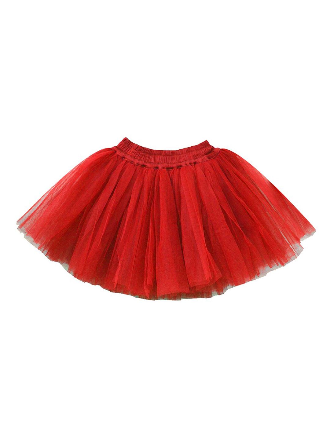 Buy Girls Red Flared Mini Tutu Skirt Skirts for Girls