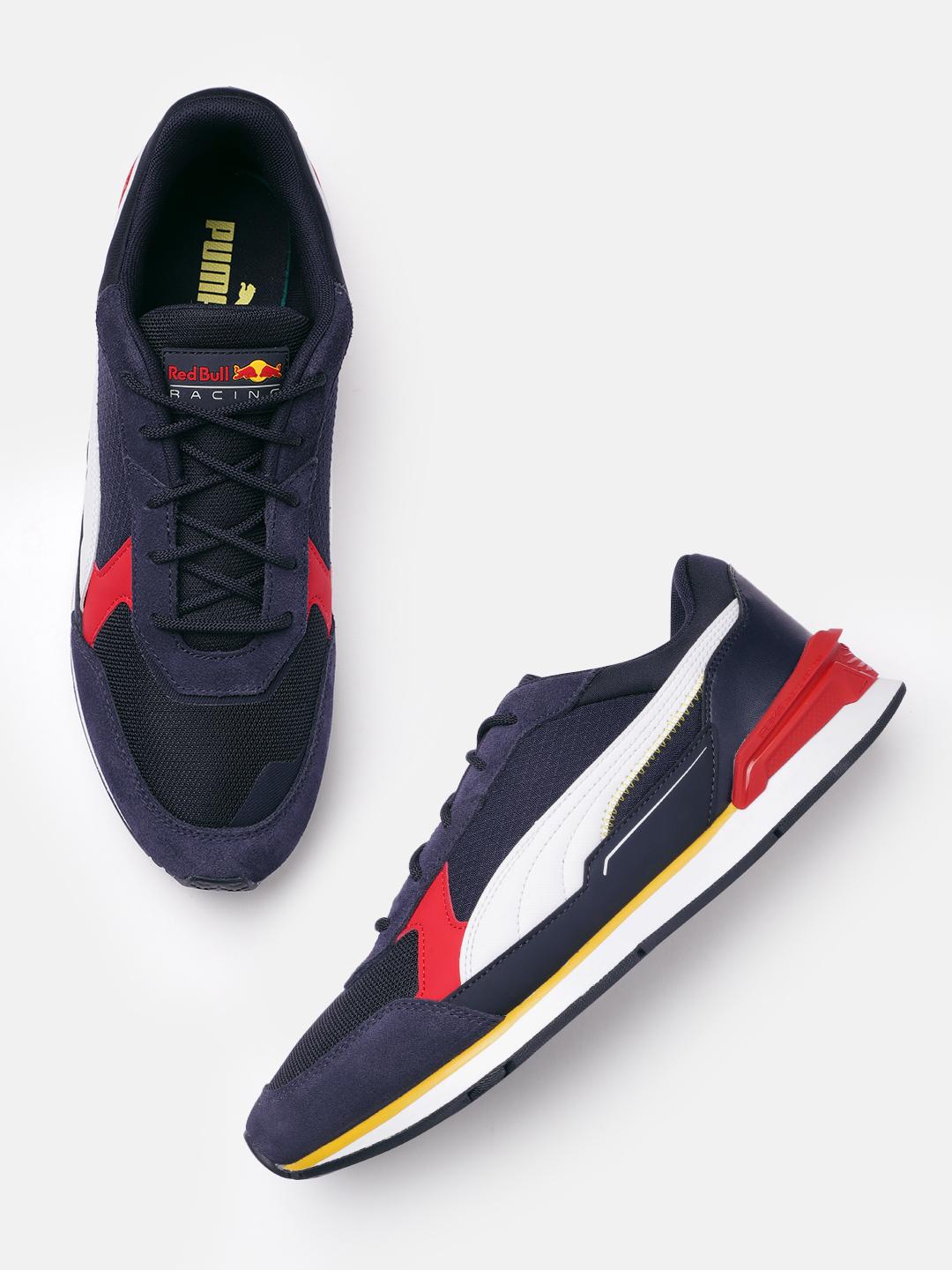 Buy PUMA Motorsport Unisex Navy Blue Red Bull Racing Sneakers