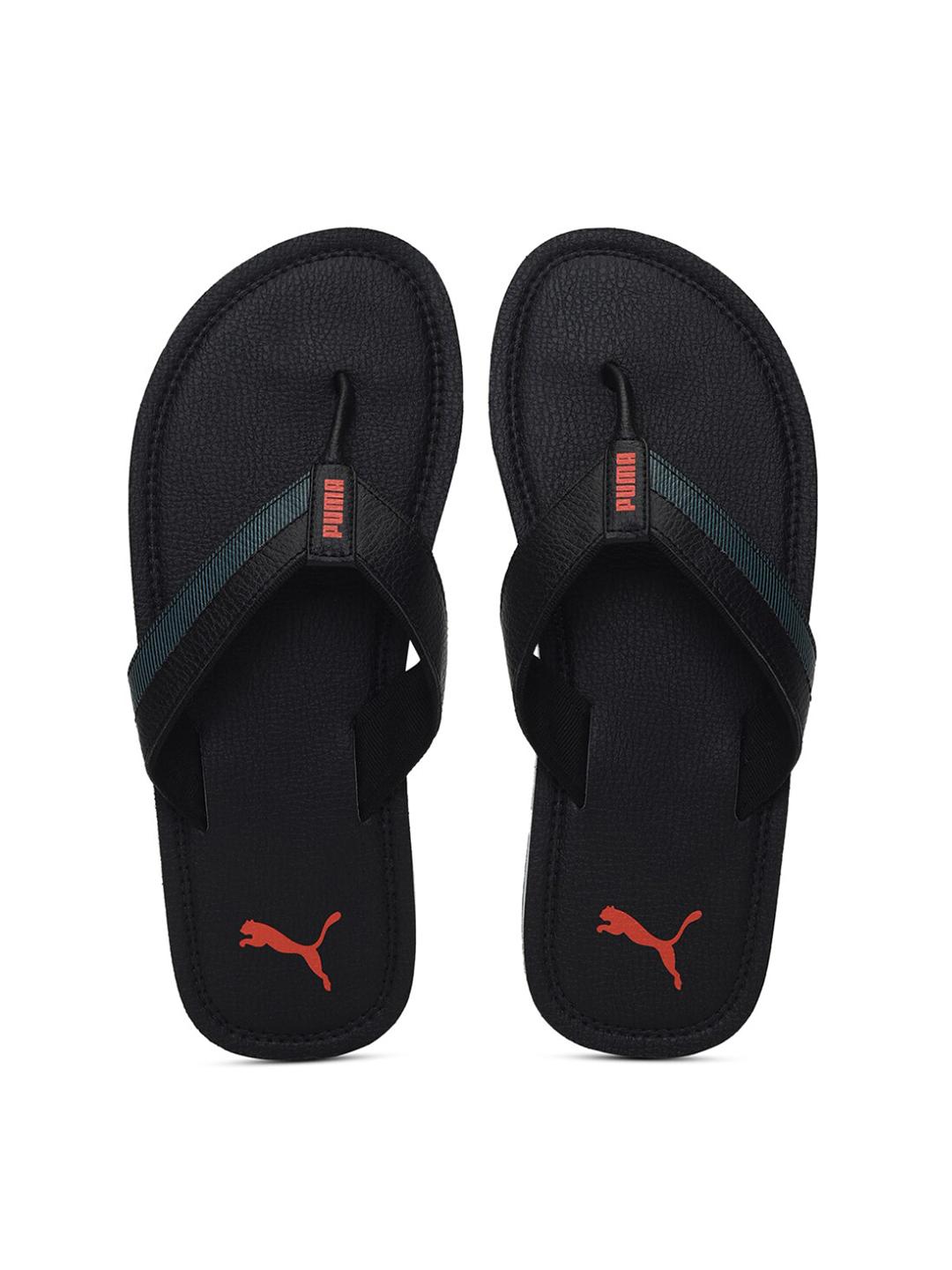 Buy Puma Men Black Tsukisho Slippers - Flip Flops for Men 16864588
