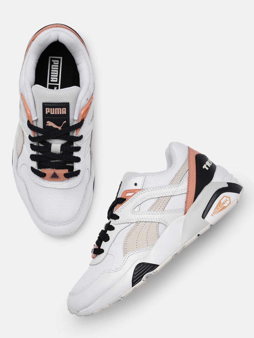 Mens Trainers Puma R698 Core Blanc Puma Trinomic R698 Soft Puma R698 Blanc  Puma Baskets R698 Soft