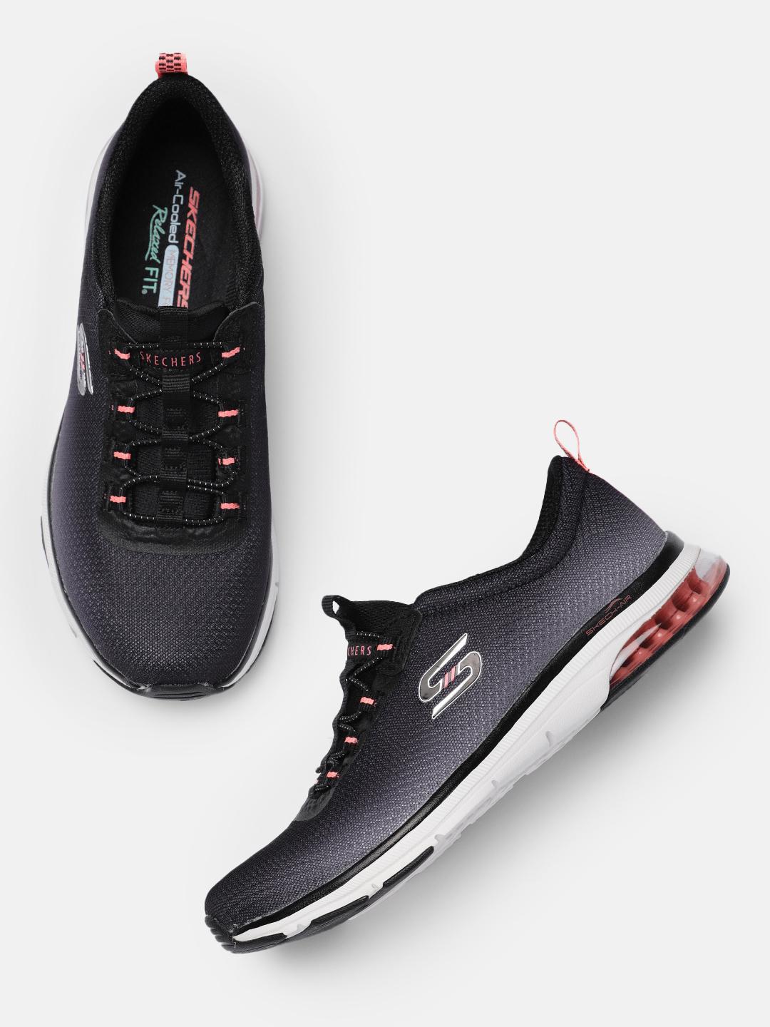 Buy Skechers Women Black Air Edge Five Star Sneakers Casual