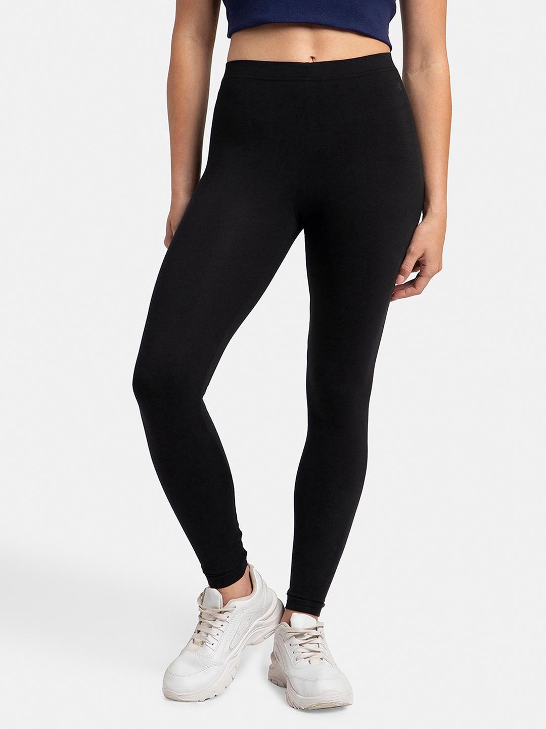 Buy Jockey Super Combed Cotton Stretch Leggingssoft Waistband-AW87